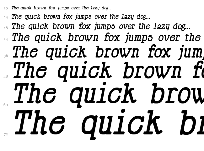 Happy Phantom font waterfall